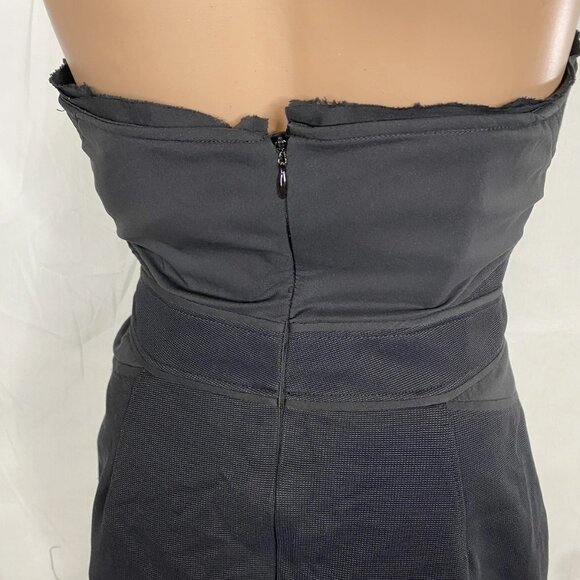 NEW ZAC POSEN Strapless A-Line Cocktail Dress • Size 8 • Black - Picture 8 of 16